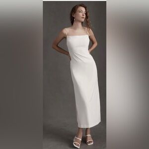 BHLDN Gavin Dress Ivory Size 12 NWT
